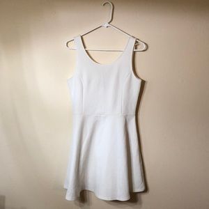 White tank skater h&m divided mini dress